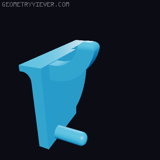 Ultimate Drawer System XL Pegboard Adapter 3D model thumbnail