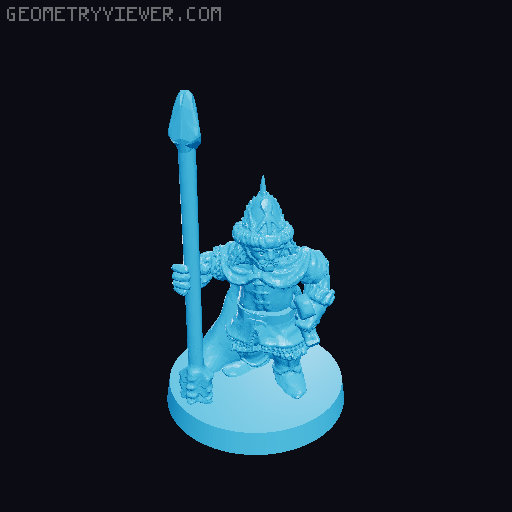 Dale Windlance 10mm Scale 3D model thumbnail