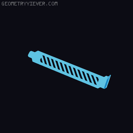 PCI/PCI-E Slot Covers - 10 Designs 3D model thumbnail