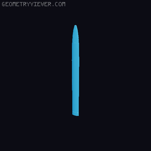 Simple Viking Era Sword (and Scabbard) 3D model thumbnail