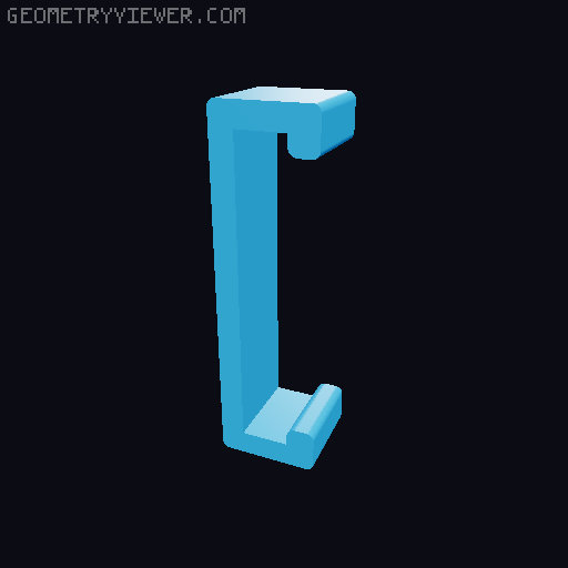 Stackable Bottle Holder (Update 1) 3D model thumbnail