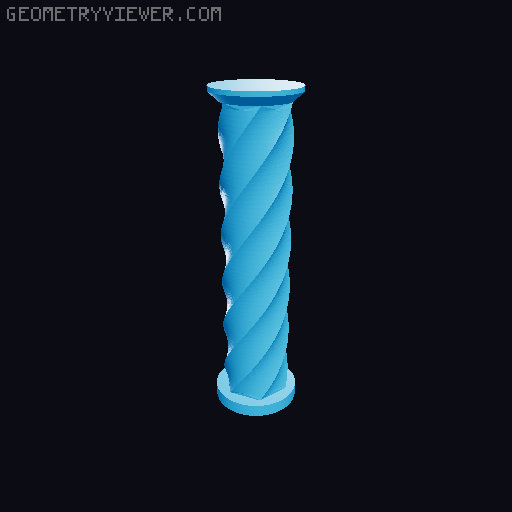 Spiral Fidget! - Easy to Print 3D model thumbnail