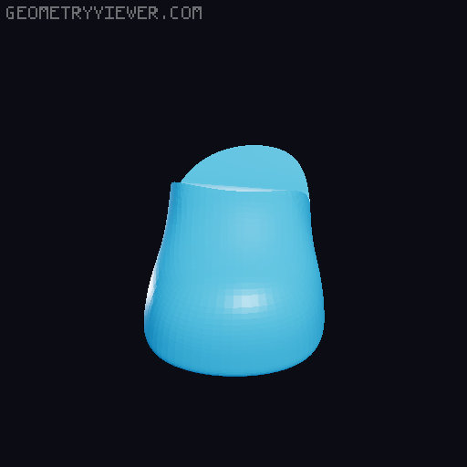 Male Funko Pop Template With Seperated Parts 3D model thumbnail