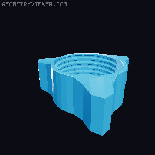 phone surface mount for car 3D model thumbnail