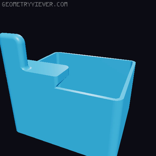 Modular Organizer 3D model thumbnail