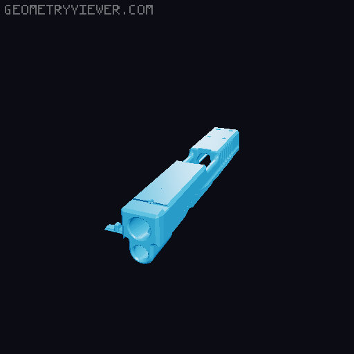 M17 Strike Force Custom Slide 3D model thumbnail