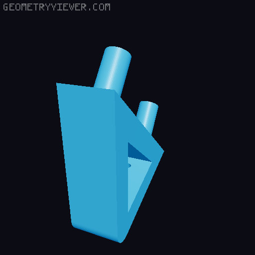 Modular Pedalboard 3D model thumbnail