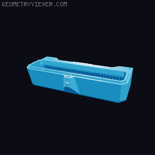 Original Prusa Enclosure: Modular Transport Handles (with Grips) 3D model thumbnail