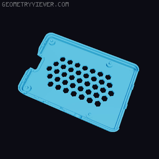 Raspberry Pi case with clip for Sovol SV06 Frame Mounting Solution 3D model thumbnail