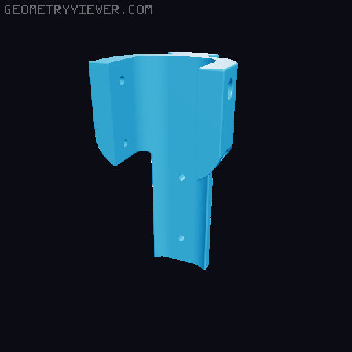 Parallax Mag Release 3D model thumbnail