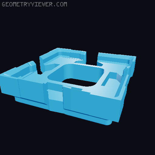 Clickfinity Samla Corners + Stackable 3D model thumbnail
