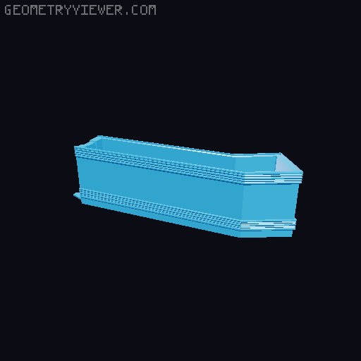 AFA - Galaxy - 4.5" Scale - Ten Forward Bar Counter with Tables and Chairs 3D model thumbnail