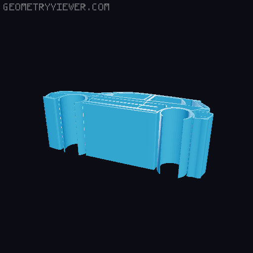 Car silhouettes! different models 3D model thumbnail