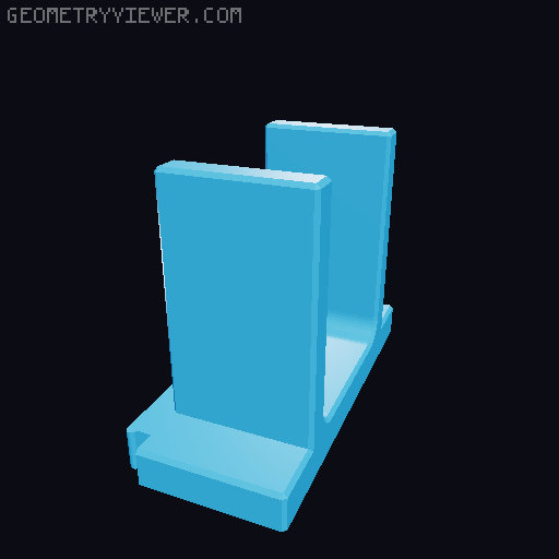 Modular Handgun Safe Stands 3D model thumbnail