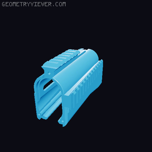 Wolver 999 Picatinny Handguards 3D model thumbnail