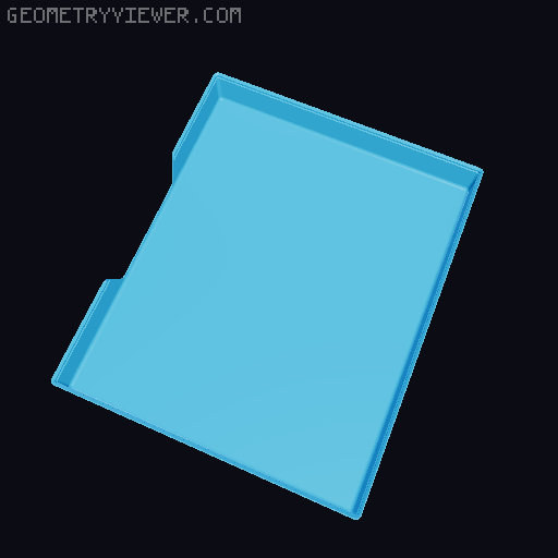 Gridfinity wall cutout collection 3D model thumbnail