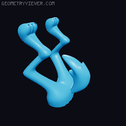 Wile E. Coyote 3D model thumbnail