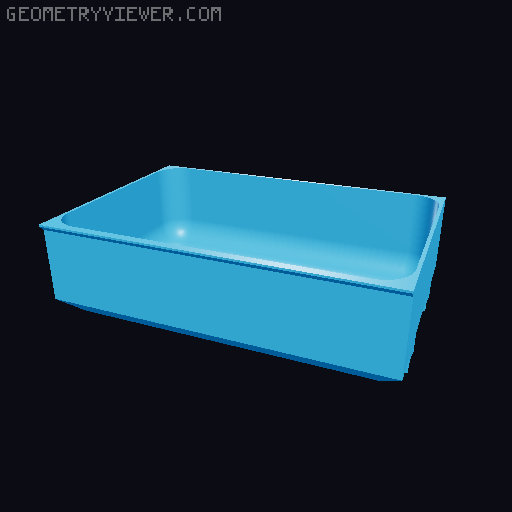 Modular Drawer Organizer Remix 3D model thumbnail