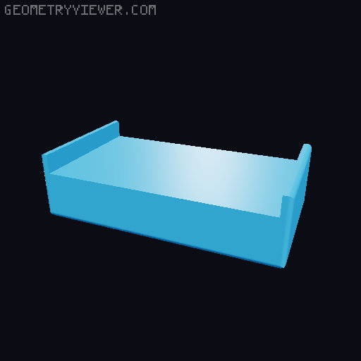40mm v-slot feet  3D model thumbnail