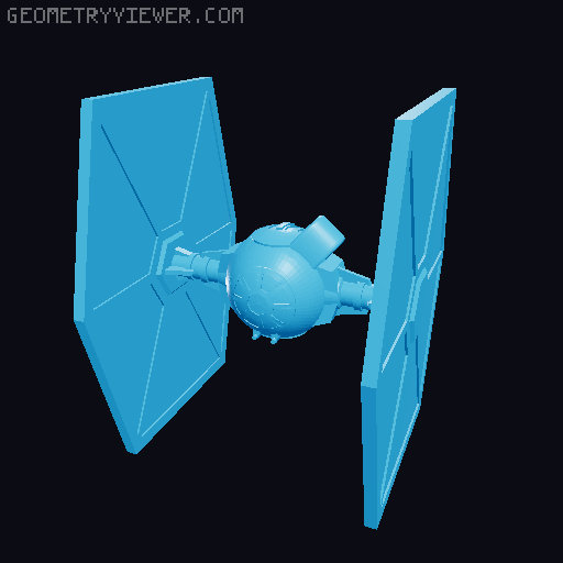 Star Wars hangers 3D model thumbnail