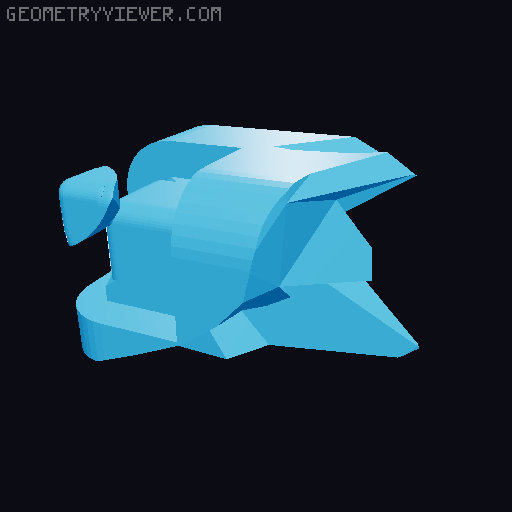 Jolteon Rubik's Cube 2x2 3D model thumbnail