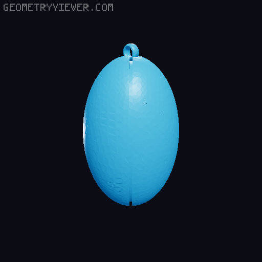 Cricket and Rugby Ball and Ornament 3D model thumbnail