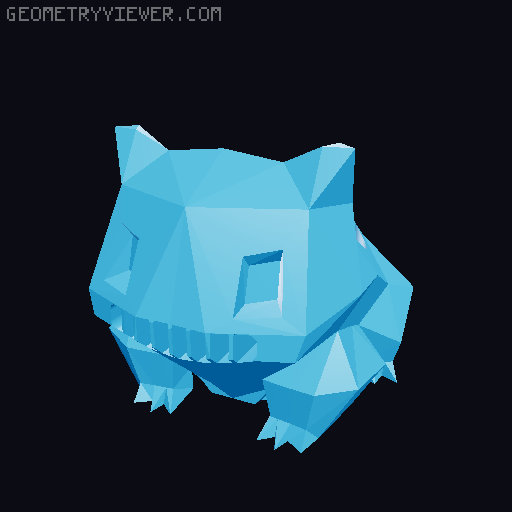 Bulbasaur Air Cooler 3D model thumbnail