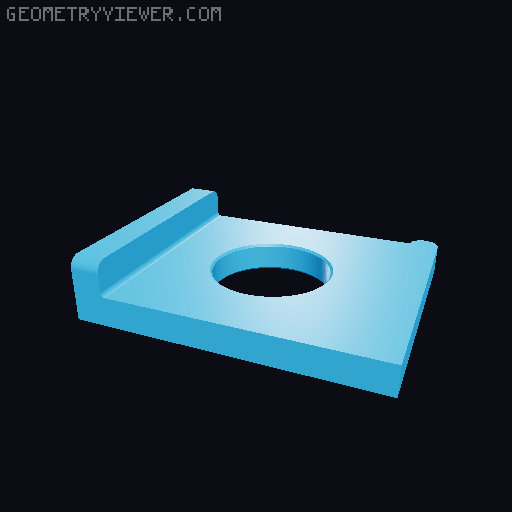 DDD Printable Wall Control System 3D model thumbnail