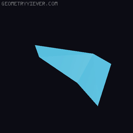 Geometric Wolf/Fox Simplified 200mm 3D model thumbnail