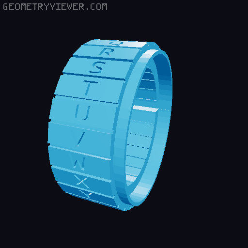 Cryptex 3D model thumbnail