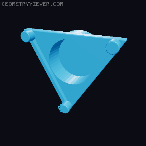 "Tuna Can" space habitat 3D model thumbnail