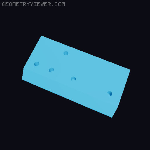 NFL Superbowl 59 3D Logo 3D model thumbnail