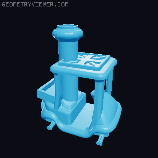 E3D Balloon Buggy 3D model thumbnail