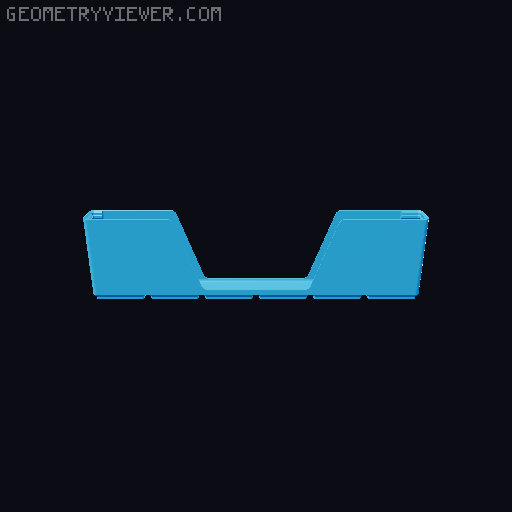 Gridfinity wall cutout collection 3D model thumbnail