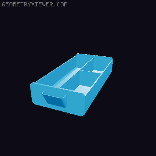 Modular Organizer 3D model thumbnail