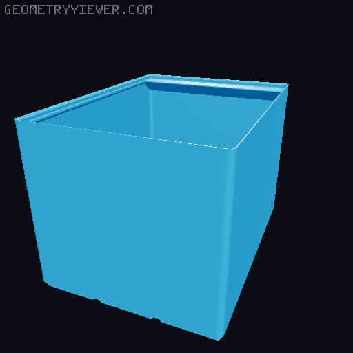 Gridfinity cups height 16 (116mm) collection 3D model thumbnail