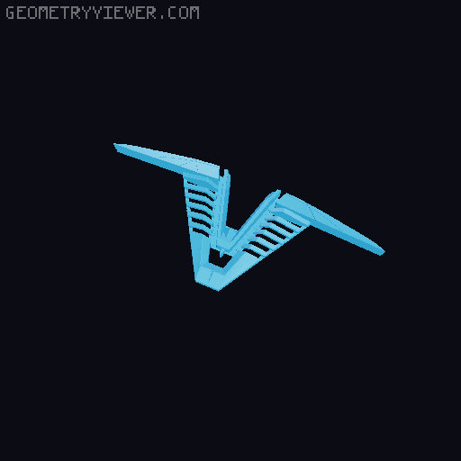 Stargate modified Chevron parts 3D model thumbnail
