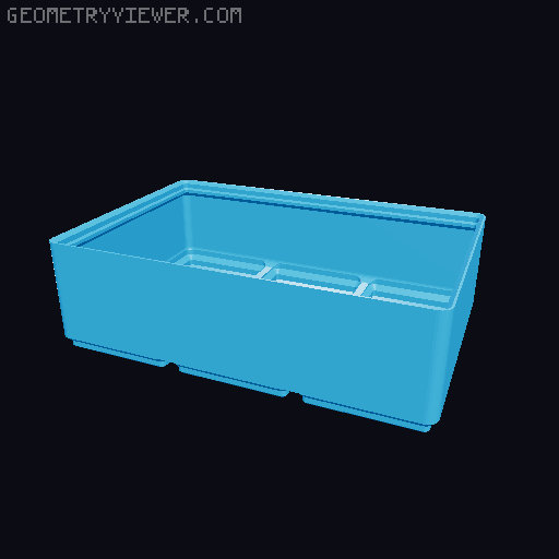Gridfinity cups height 5 (39mm) collection 3D model thumbnail
