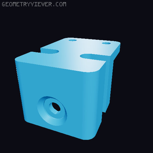 Remix/alternate parts for Adafruit heat set insert press. 3D model thumbnail