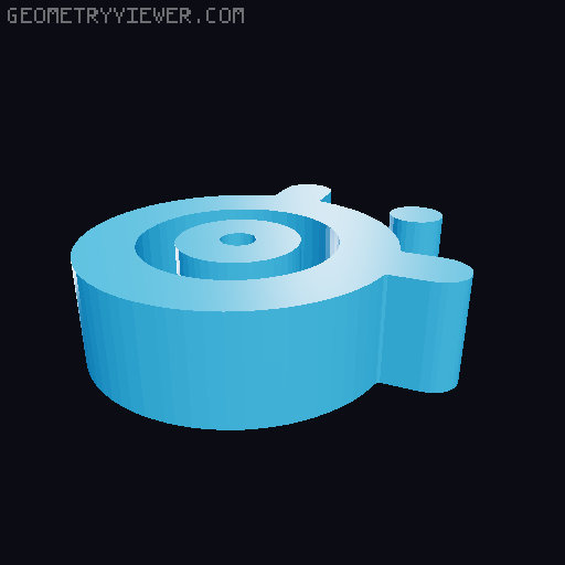 HSW Headphone Hanger - SteelSeries Logo 3D model thumbnail