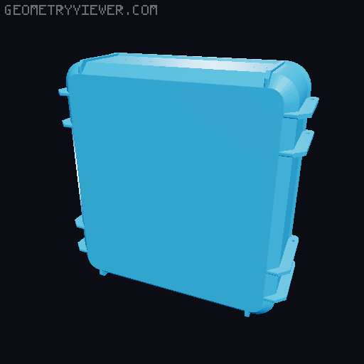 Tool box XXL 3D model thumbnail