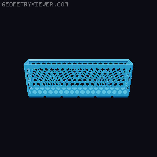 Gridfinity Hex Bins all sizes 3D model thumbnail