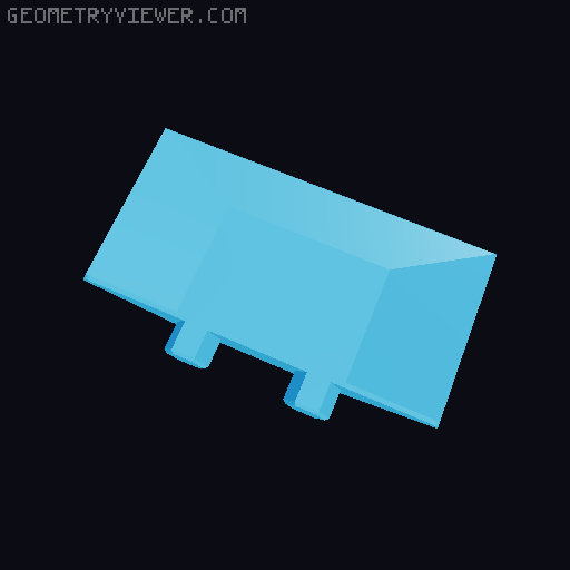 Set of various Shelves for HSW Honeycomb Wall 3D model thumbnail