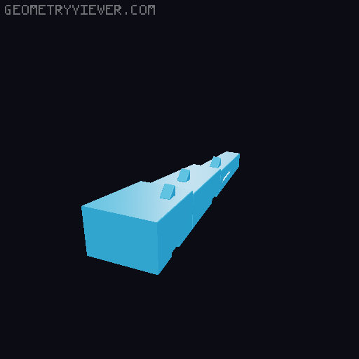Jurassic park gate 3D model thumbnail