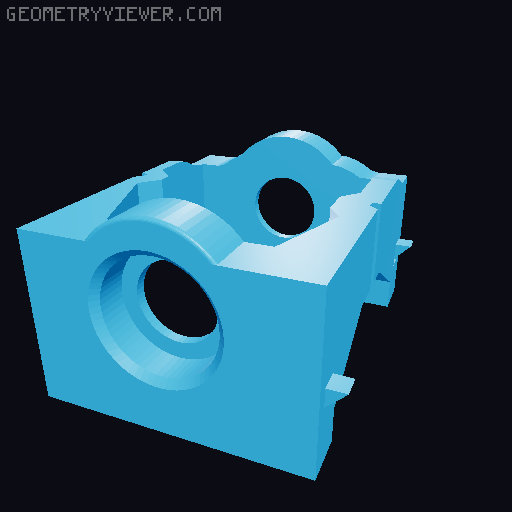 OG Star Tracker V2 Mods (Single piece/beefier gearbox, logo doors) 3D model thumbnail