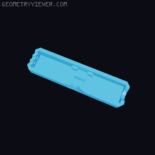 Mini Microphone Extended 3D model thumbnail
