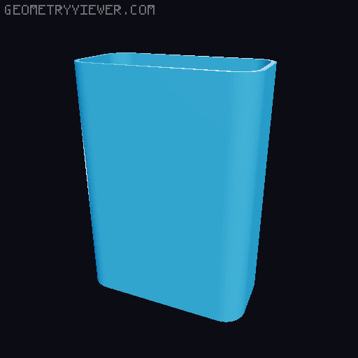 Bin for Ikea skadis - 564 models - hooks need support 3D model thumbnail