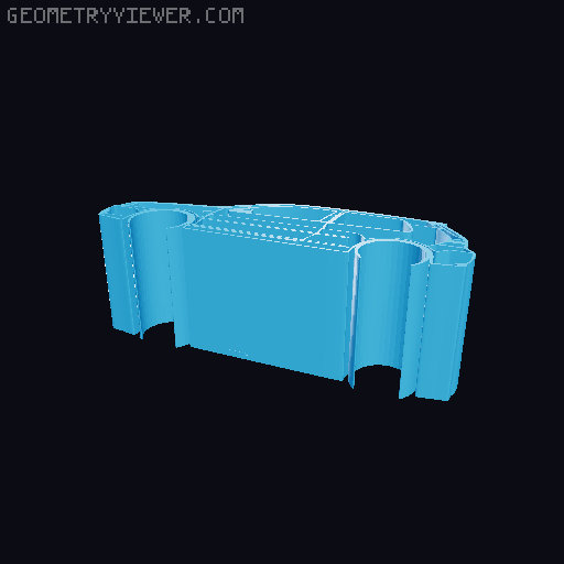 Car silhouettes! different models 3D model thumbnail