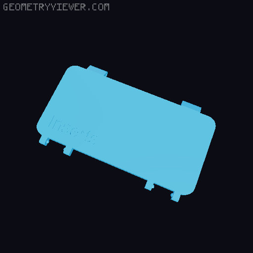 Organiser case 3D model thumbnail