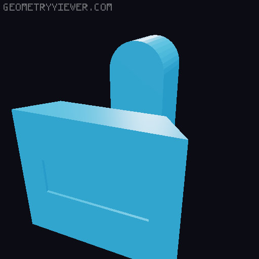 Milk Crate for Skadis - no supports 3D model thumbnail